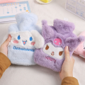 Sanrio Plush Hand Warmer Heat Pack Cute Hello Kitty Kuromi Cinnamoroll Melody Reusable Heating Hot Water Bottle Bag Girls Gifts. 