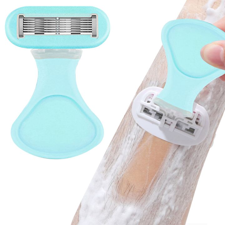 Travel Shaver for Women Women'S Razor Blades Armpit Hair Razor  Waterproof Non-Slip Trimmer Shaving Razor Set with 1pcs L
