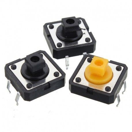 5pcs%20Switches%20B3F-4055%20Square%20Head%20Momentary%20Push%20Button%20Switch%2012x12x7.3mm%204P%204Pin%20On%20Off%20Panel%20Momentary%20Tactile%20Tact%20Push%20Button%20Switch%20Self%20Reset%20DIP%20Push%20Switches%20-%20Image%204