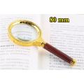 Magnifying Glass 10X 80mm Loupe Portable Magnifier for Jewelry Newspaper Reading Handheld Magnifier. 