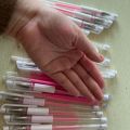 50pcs Pink Tattoo Pen Pmu Brow Pink Surgical Marker Pen for Permanent Makeup Eyebrow Lip Scribe Permanent Pen Tattoo Accessory. 