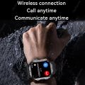 TIMACK® H11 Smart Watch 1.99" HD Full Touch Screen Men Bluetooth Call 44*38*13mm Magnetic Wireless Charging Custom Picture Smartwatch for IOS Android for Men Women Holiday Gifts.