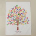 Custom Theme Name Date Fingerprint Diy Signature Tree Painting For Birthday Baby Shower Wedding Party Decoration Souvenir.