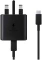 Samsung Travel Adaptor (45W with USB type C Cable) Black.