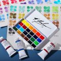 American M.Graham Artist Watercolor Paint 24/36 Colors 0.5ml 1ml Aquarela Paint Set Watercolor Painting Aquarela Art Supplies. 