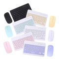 Rechargeable Tablet Wireless Bluetooth Keyboard Mouse Set For Laptop Phone iPad Samsung iOS Android Windows Green White Black. 