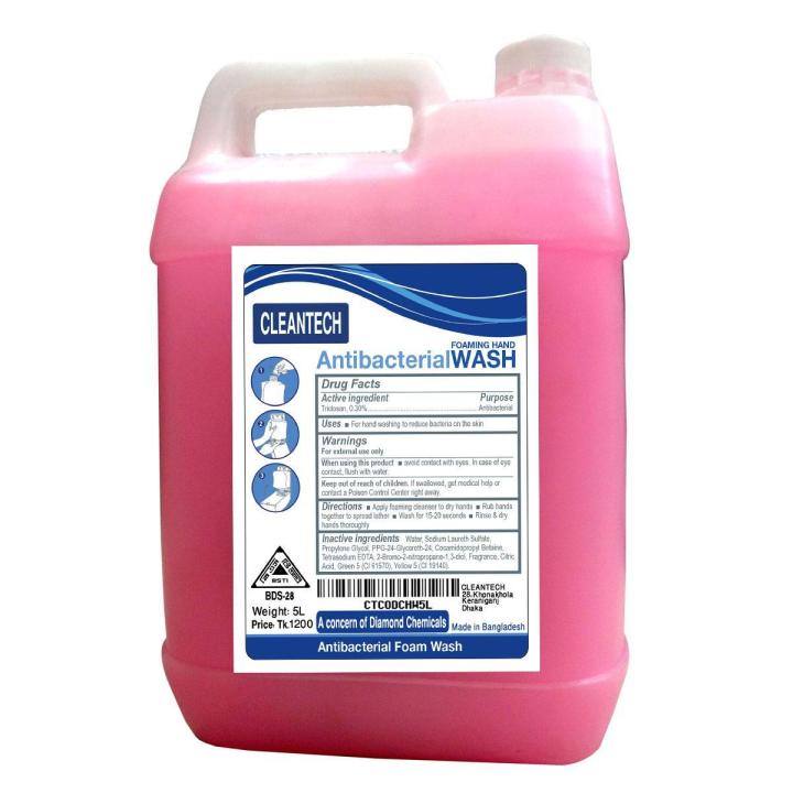 Cleantech Foaming Antibacterial Hand Wash - 5 Litre