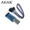 【Beauty Code】(NEW)AEAK CP2104 USB 2.0 to TTL UART 6PIN Module Serial Converter STC PRGMR Replace CP2102 With Dupont Cables.