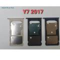 Huawei Y7 Prime 2017  Origenal Sim Tray Sim Door Dual Slot. 