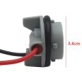 2Pcs 1156 Bay15D Lamp Holder Bulbs P21/5W Adapter Base Socket Connector Plastic Car For Brake Light. 