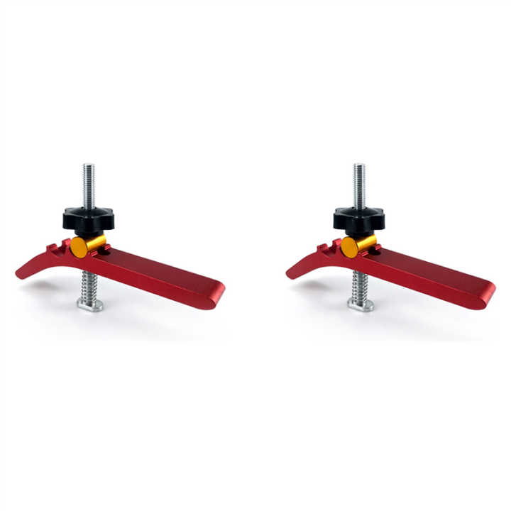 Hold Down Clamp Set Hold Down Clamps Kit M8 Draadstang voor T-Slot T-Track Houtbewerking Tool (Set