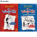 Diary of a Wimpy Kid 1-2 Books Set by Jeff Kinney.