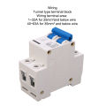 DC Circuit Isolator, Miniature Circuit Breaker DIN Rail Mount 500V for Power System. 
