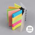 Foska self Adhesive Notes Sticky Notes 4*25 colors Sheets Index Markers 5*25 colour sheets. 