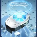 ZMonlinery Mobile Phone Cooler Cooling Fan Pad USB Cellphone Radiator Turbo Hurricane Air Cool Game Heat Sink For OPPO K10 Ace2. 