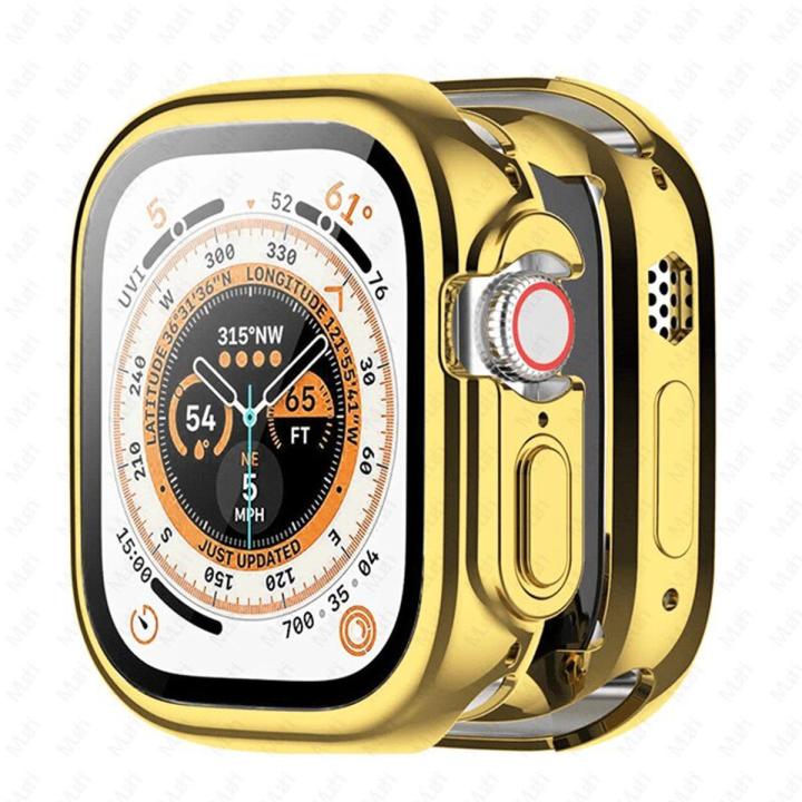 TPU Full Cover for Apple Watch Ultra Case 49mm Screen Protector iWatch series 8 Ultra 49mm cases