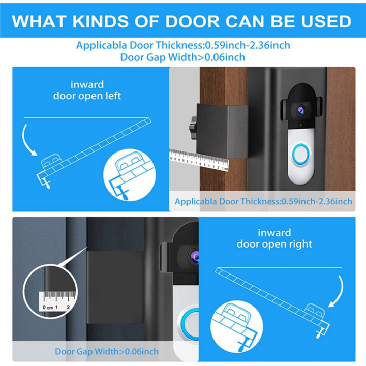 Video%20Doorbell%20Upgrade%20Anti-Theft%20Video%20Doorbell%20Bracket%20Drill-Free%20Mounting%20Bracket%20-%20Image%204