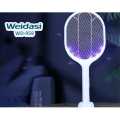 Weidasi WD-959 মশার ব্যাট রিচার্জেবল সাথে লোভনীয় হালকা পোকা বাগ ল্যাম্প স্ট্যান্ড হোল্ডার usb চার্জিং কেবল বৈদ্যুতিক সোয়াটার লিথিয়াম আয়ন ব্যাট.