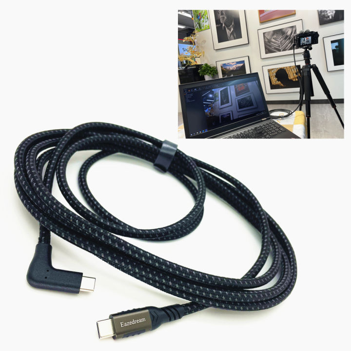 3m USB Type-C to TypeC Live Streaming Tethered Cable for Nikon ZF  Z7II Z7 Z6II Z6 Z5 Z50 Z30 Z9 Z8 ZFC D6 D780 MC-N10