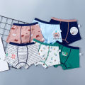 Children's Underwear Men's Cotton Boys Baby Toddler Boxers Boys Middle and Big Children Primary School Life Boxer Shorts. 