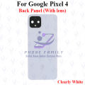 For Google Pixel 4 Back Panel/Backshell/ Casing + Camera lens  With Logo-All Colors Available. 