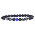 Anti-Swelling Black Obsidian  Stone Anklet Adjustable Weight Loss Magnet Bracelets Anklet for Women Men. 