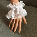 Lolita Short Lace Hand Sleeves Gloves Gothic Y2k Women Girls Sexy Wrist Cuffs Detachable Pleated Cuff Clothing Accessories. 