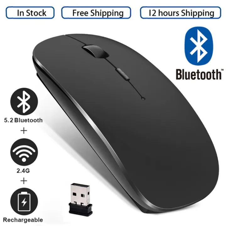Mini Computer Usb Mouse Rechargeable Wireless Mouse Bluetooth Mouse Computer Ergonomic Mini Usb ...