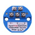 RTD PT100 Temperature Transmitter DC24V Minus 50 ~ 100 degree Output 0-10V. 