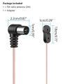 FM Antenna 75 Ohm F Type Male Plug for Home Radio Stereo Signal Receiver Aerial Taotai. 