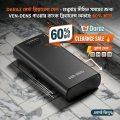 VEN-DENS 10000mAh Power Bank VD-PB041 Fast Charging Portable Charger | Dual USB Output | LED Indicator | Smart Protection | Slim & Lightweight Powerbank for Android, iPhone & All Devices. 