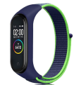 Mi Band 3/4/5/6/7 Strap - Nylon Braided Solo Loop Belt for Smartwatch.