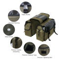 Motorbike Large Capacity Saddle Bag Motorcycle Riding Travel Canvas Waterproof Panniers Box Side Tools Bag Pouch for Motorbike.