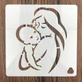 Stencil for Wall & Fashion Painting Template 10in by 8in.. 