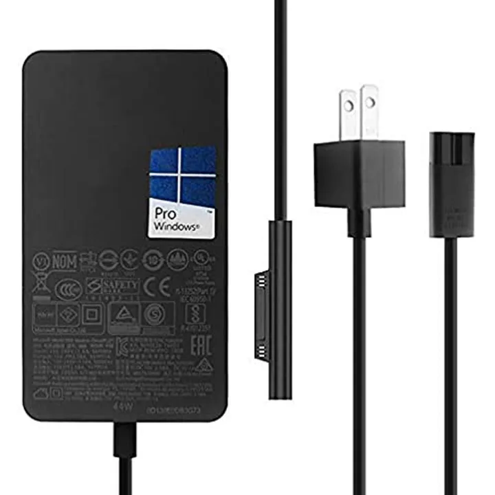 Surface Pro Charger, 44W 15V 2.58A Power Supply for Microsoft Surface Pro 3/4/5/6/Surface Laptop 2/Surface Go & Surface Book (New Surface Pro Charger)