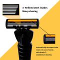 1 Holder + 12 Blades Men's -layer razor blade Manual Shaving For Men Replace Head Comfortable Shaving Blades. 