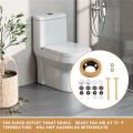 Toilet Wax Ring Kit for Outlet Toilets Install Include Closet Bolts. 