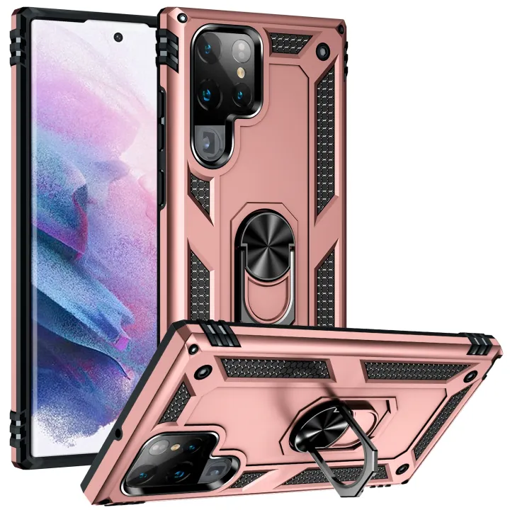 For%20Samaung%20Galaxy%20S22%20Ultra%205G%20Shockproof%20TPU%20+%20PC%20Protective%20Case%20with%20360%20Degree%20Rotating%20Holder(Black)%20-%20Image%209