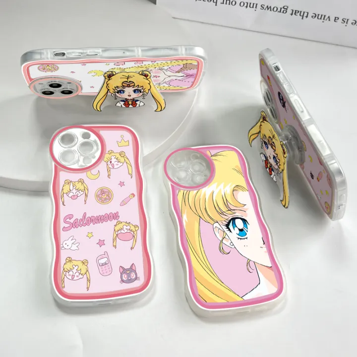 BILI%20for%20Vivo%20S1%20Pro%20Back%20Cover%20With%20Free%20Ring%20Holder%20Beauty%20Sailor%20Moon%20Soft%20Transparent%20Colorful%20Wavy%20Phone%20Cases%20-%20Image%203