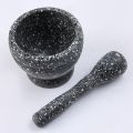 Resin Mortar Pestle Set Grind Herbs Spices Grains Pepper Mixing Grinding Crusher Bowl Kitchen Tools Household Masher-Style 2. 