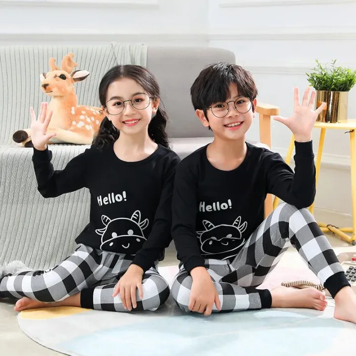 Boys%20Girls%20Pajamas%20Autumn%20Winter%20Long%20Sleeve%20Children's%20Clothing%20Sleepwear%20Cotton%20Pyjamas%20Sets%20for%20Kids%202%204%206%208%2010%2012%20Years%20-%20Image%205