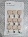 9 pcs Wall Hook Hanger Plastic Wall Hook for kitchen Magic Wall Hook Clip Transparent Strong Self Adhesive Door Wall Hangers Hooks.