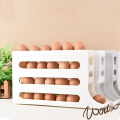 4 Layers Automatic Rolling Egg Holder Rack Fridge Egg Storage Box Container Kitchen Refrigerator Egg Dispenser Fridge Organizer. 