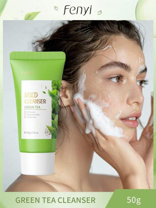 Fenyi%20Green%20Tea%20Cleanser%20Oil%20Control%20Face%20Wash%2050g%20-%20Image%202