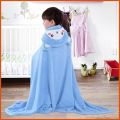 Cute Baby Bath Towel Fluffy Cartoon Animal Cuddly Blanket Quick-Dry Hooded Baby Towels Large Soft and Absorbent shinph. 