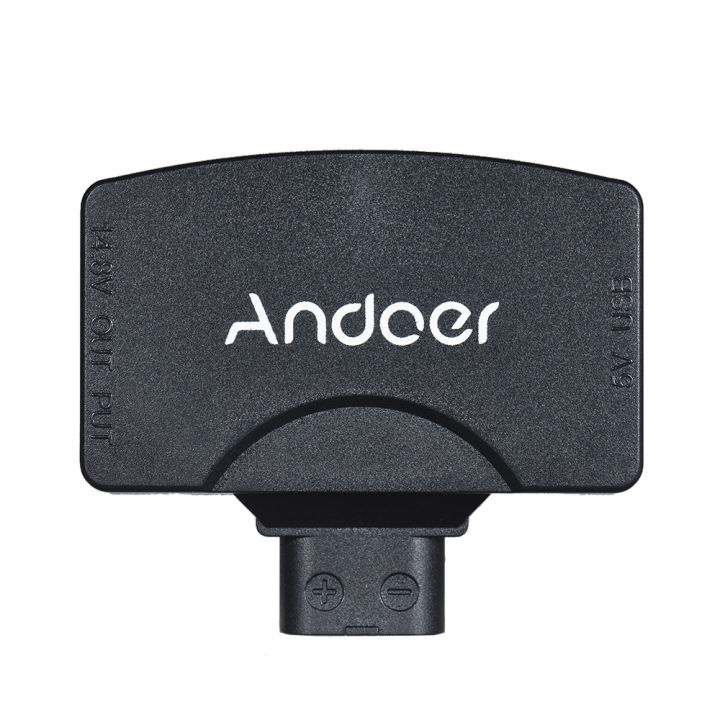 Andoer D-Tap to 5V USB Adapter Connector for V-Mount Camcorder Camera Battery for BMCC for iPhone iOS Android Smartphone Monitor