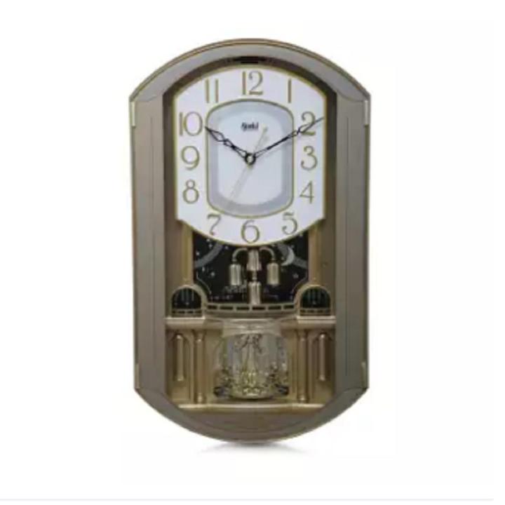 Ajanta Classic Musical Pendulum Quartz Wall Clock