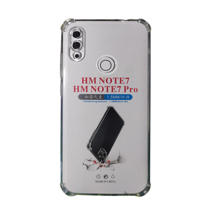 For Xiaomi Redmi Note 7 / Redmi Note 7 Pro / Redmi Note 7s Water TPU Transparent Back Cover