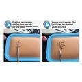 Medical Student Suture Practice Skin Silicone Suture Module Debridement Surgery Suture Training Incision Model.
