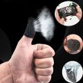 2 pcs / 1 Pair Breathable Mobile Gaming Finger Sleeve Press Trigger Game Controller Sweatproof Gloves for Mobile Gaming. 